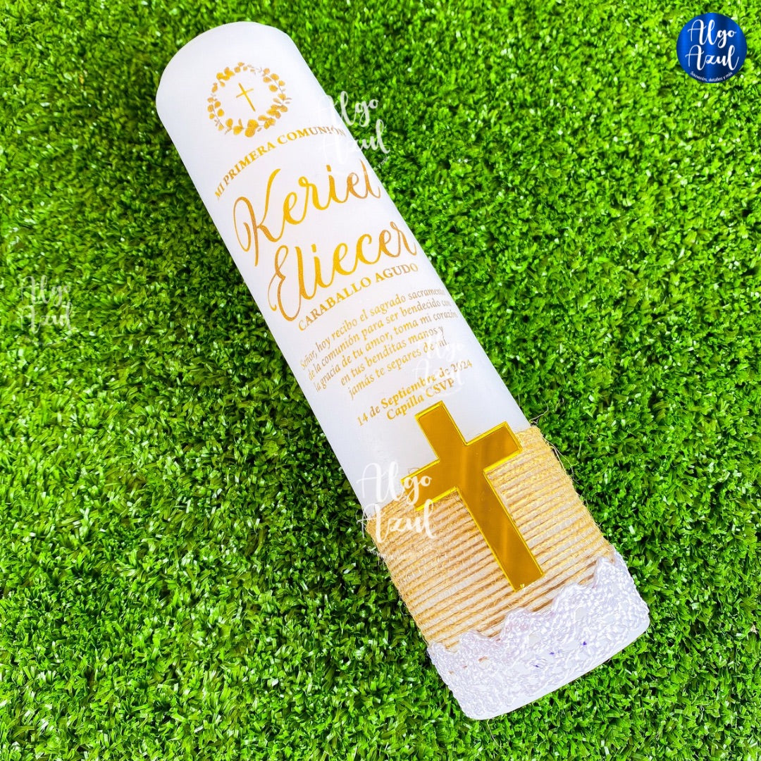 Vela para Bautizo - Deluxe NIÑO