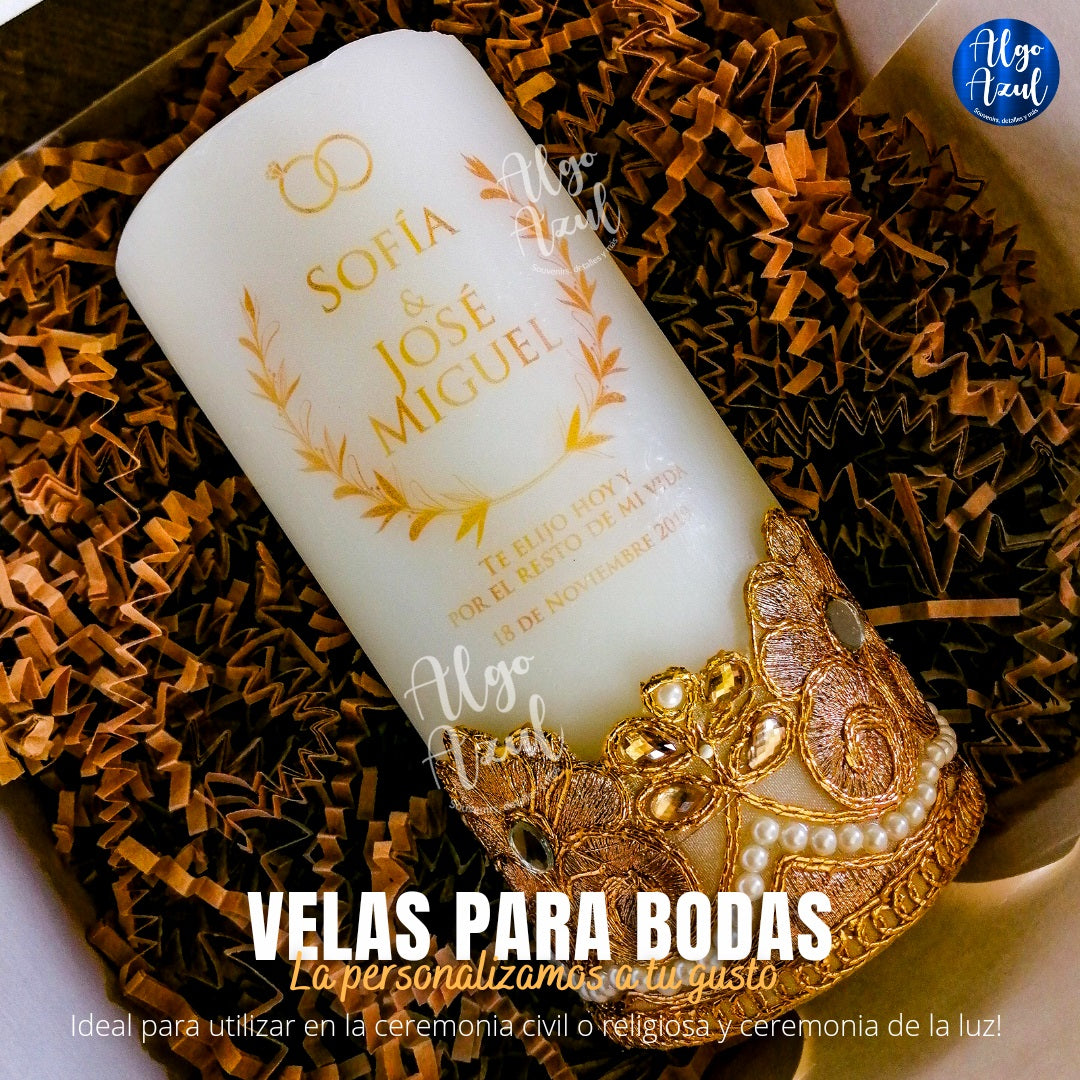 Vela para Bodas