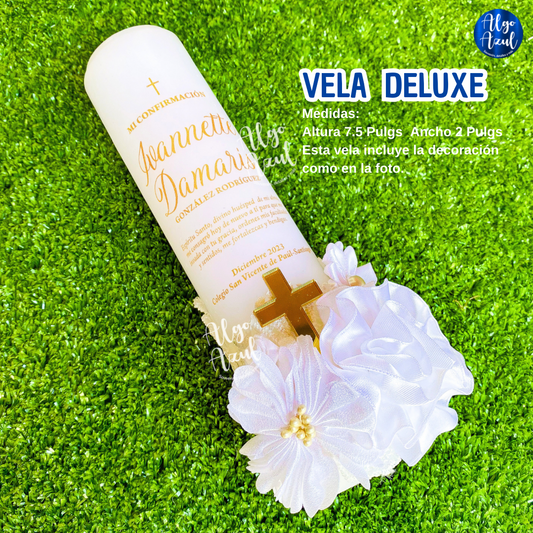 Vela para Primera Comunión y Confirmación - Deluxe