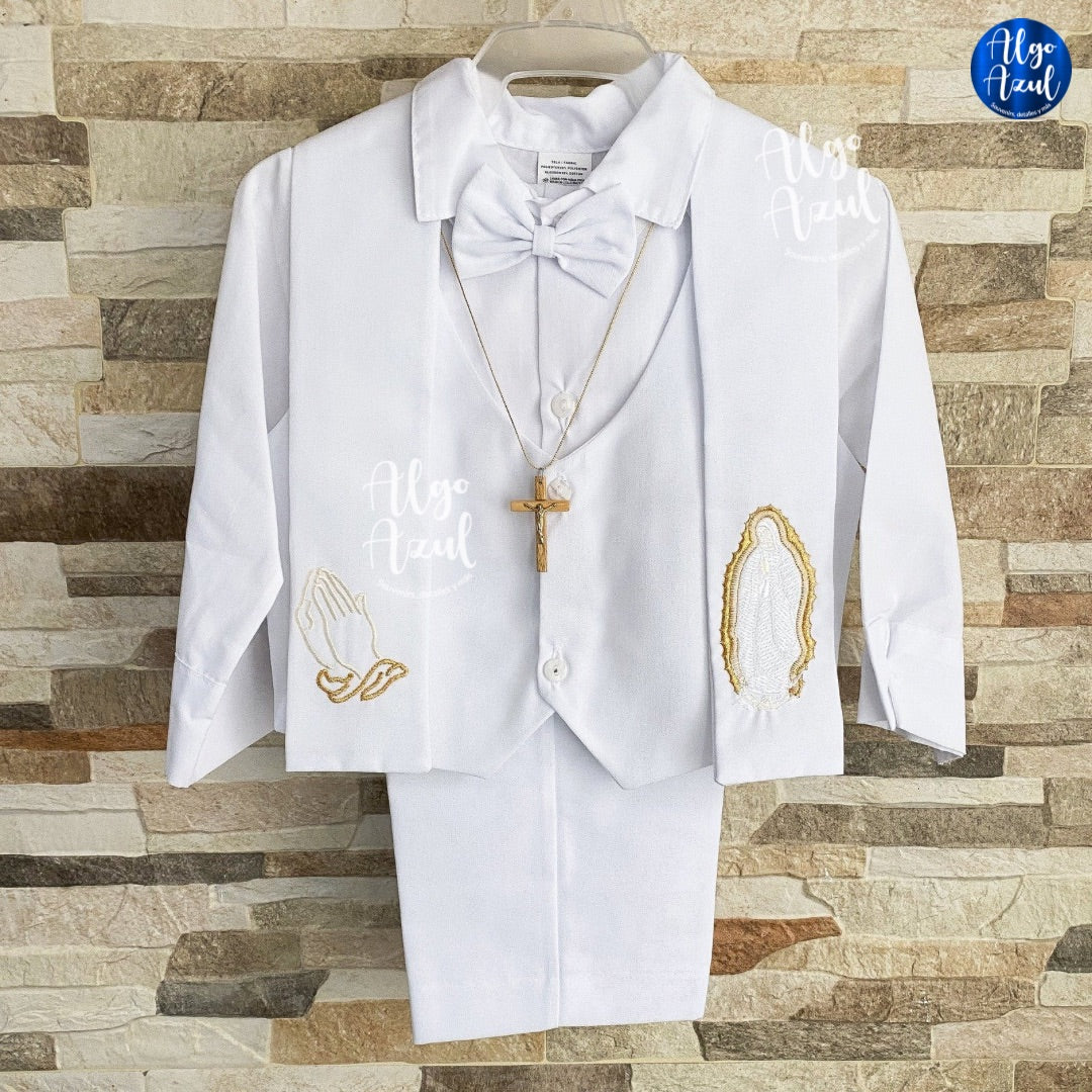 Baptism Outfit Traje Bautizo Bebe Varon Bautismo Traje De Vestir