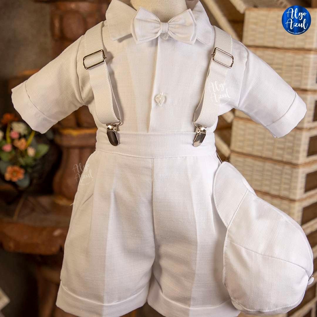 Traje de Bautizo de Niño - Modelo Enrique Blanco