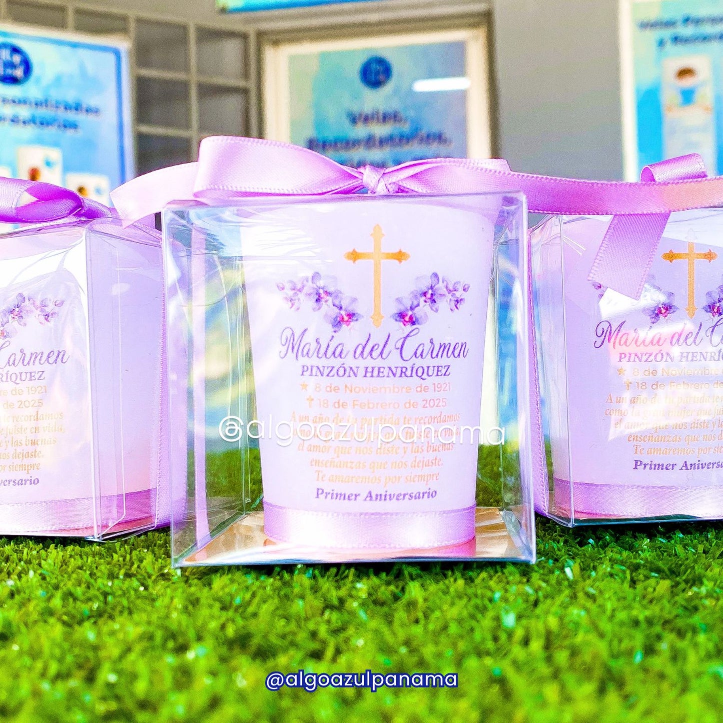 Velas Mini con Cajita Difuntos
