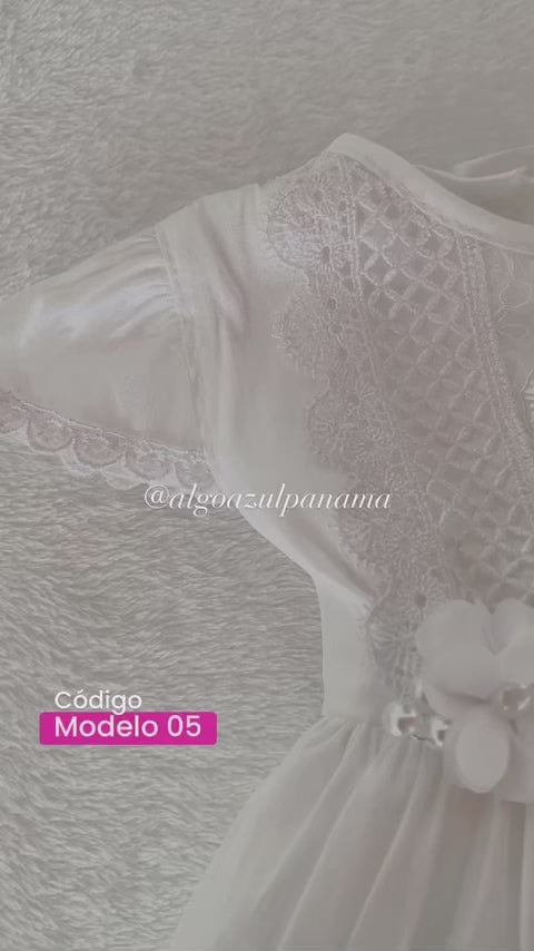 Vestido para Bautizo de Niña - Modelo 05